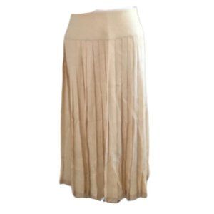 Liancarlo for Neiman Marcus silk pleated skirt